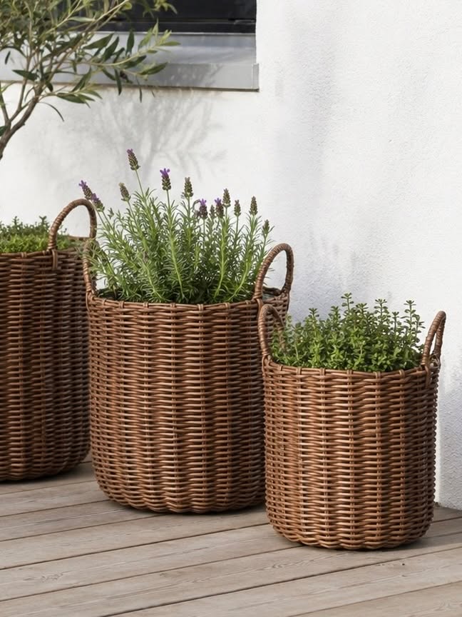 Paniers à plantes - Lot de 3 pièces