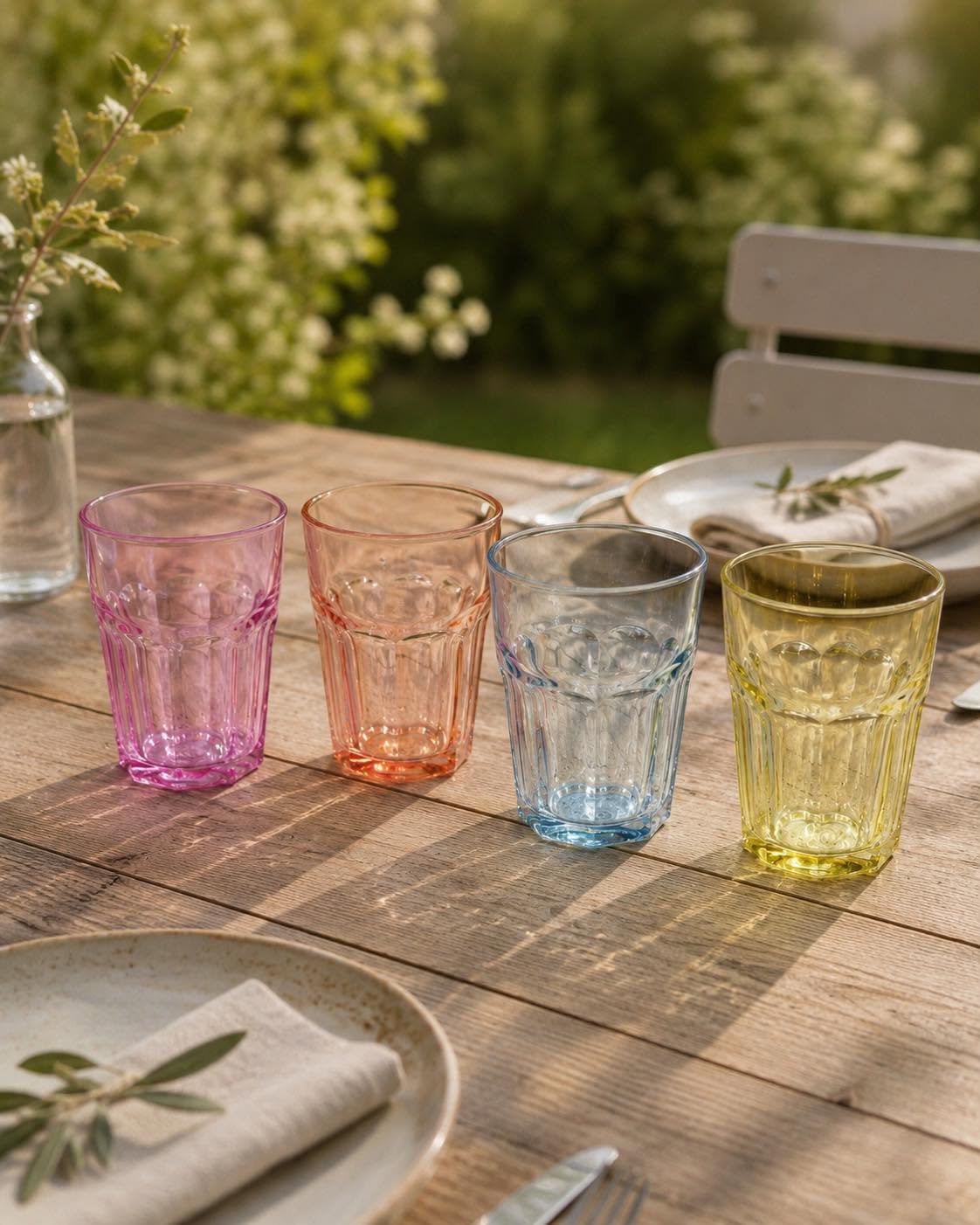 Verres à boire COLOR - Lot de 4 pièces