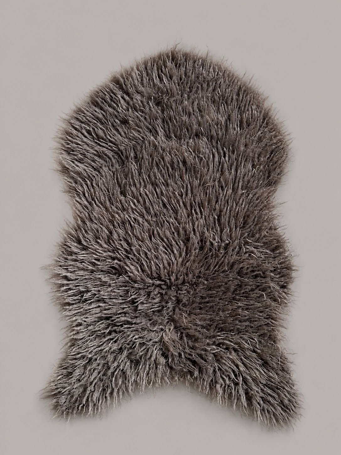Peau de mouton imitation - Taupe