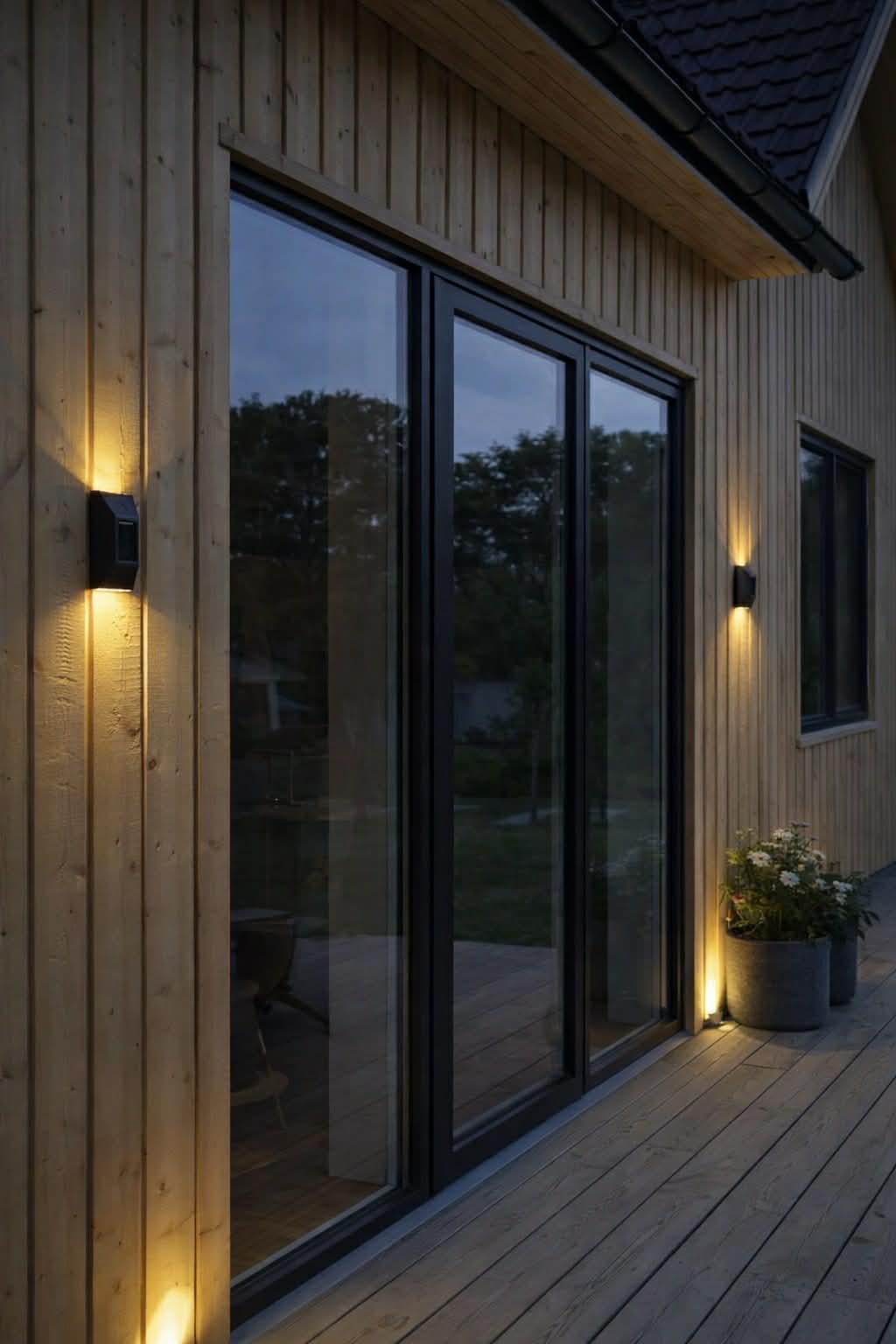 Applique murale avec cellules solaires – Up & Down
