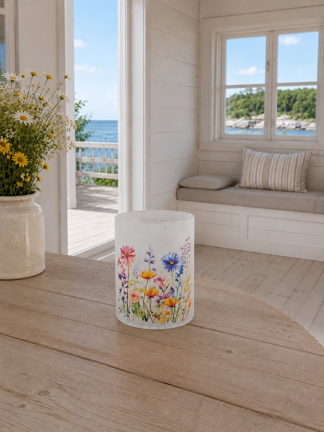 Lampe FLORA - Violet / rose