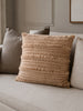 Coussin avec rembourrage 45x45 cm - Beige