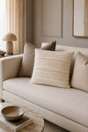 Coussin avec garnissage 45x45 cm - White
