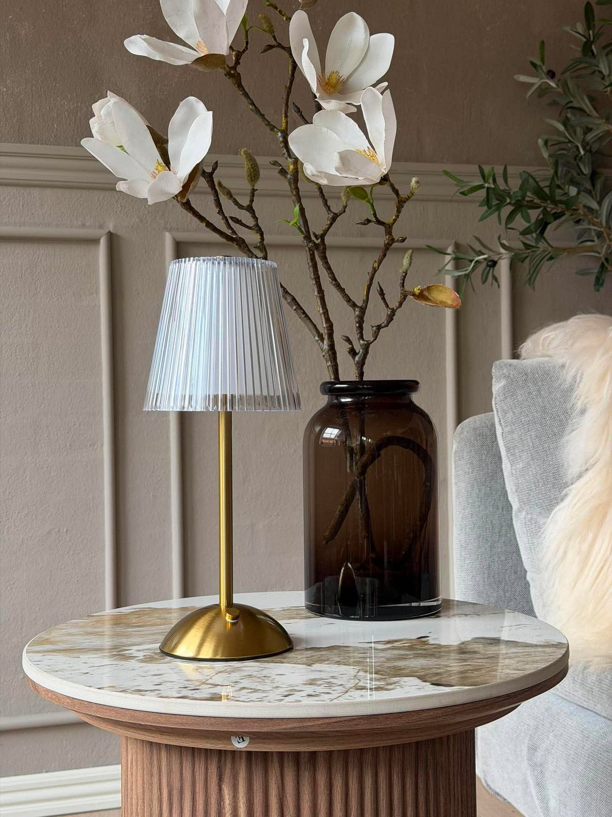 Lampe de table LED GOLD - Lot de 2 lampes