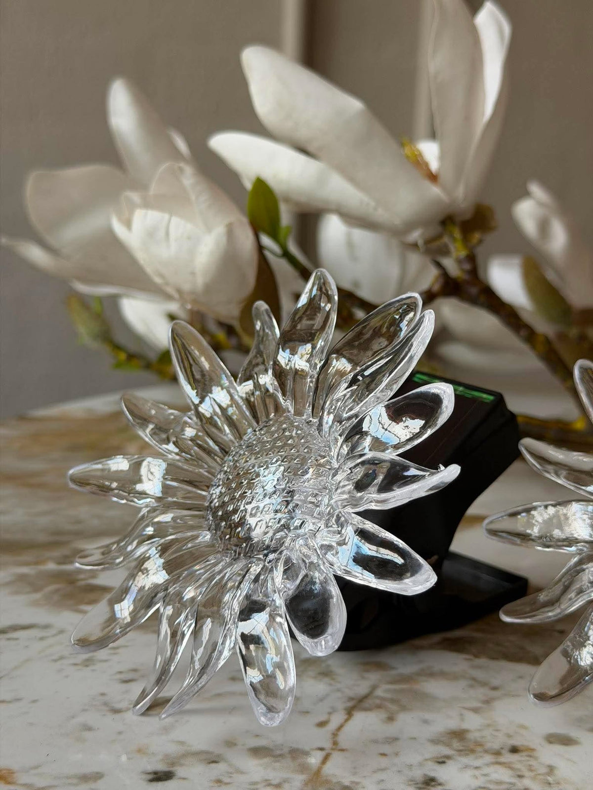 Fleur solaire à pince - 2 pcs