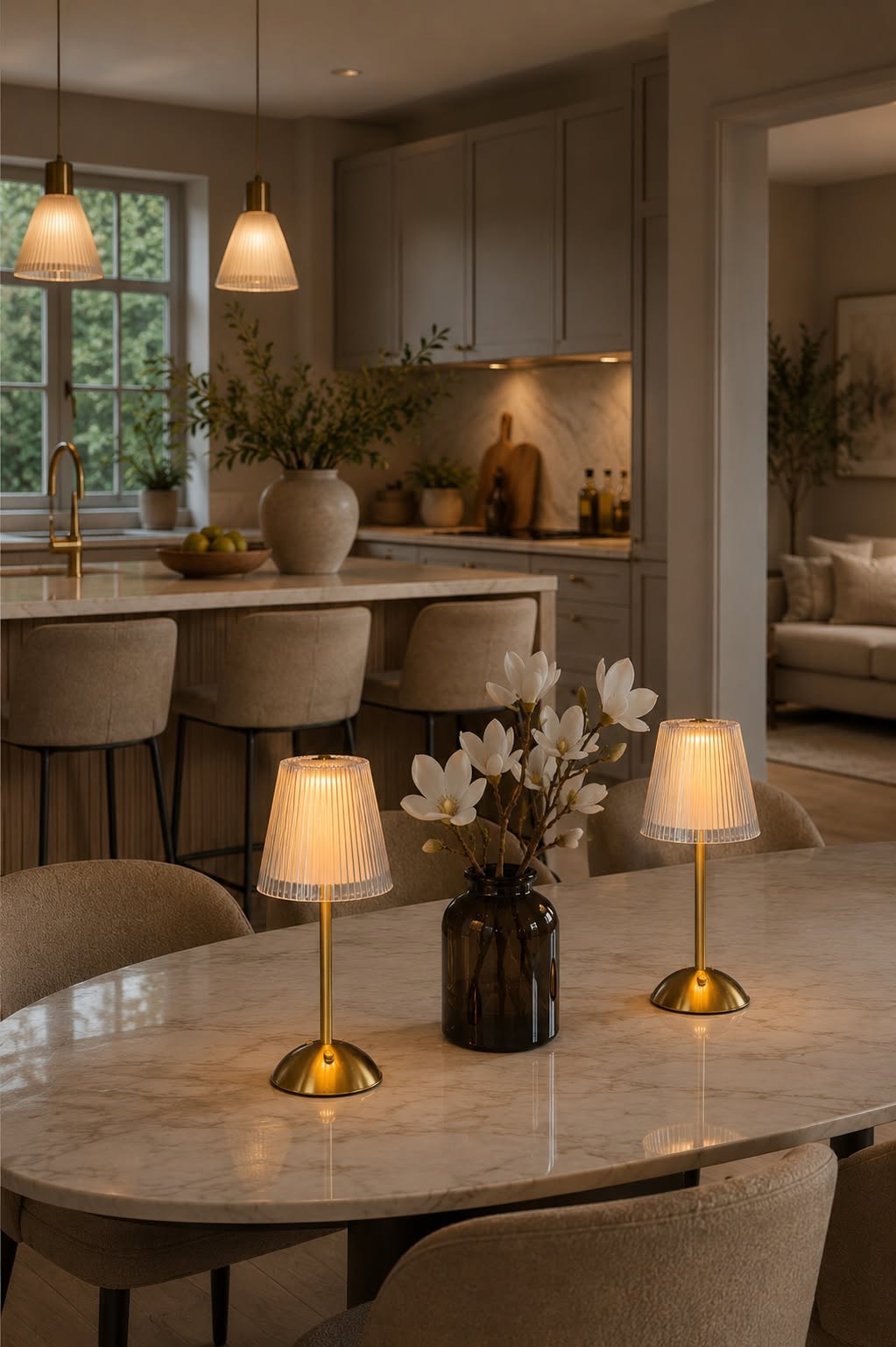 Lampe de table LED GOLD - Lot de 2 lampes