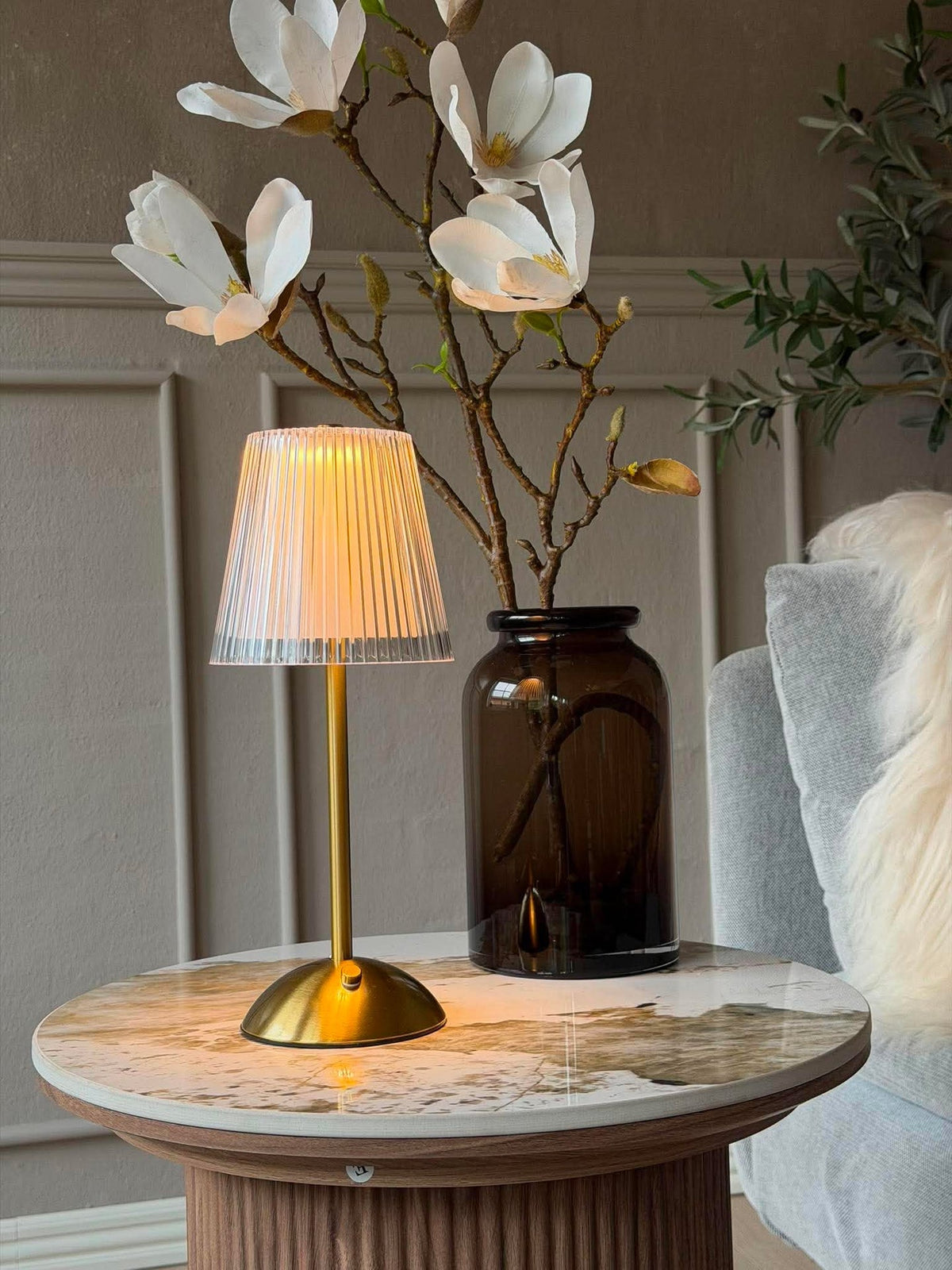 Lampe de table LED GOLD - Lot de 2 lampes