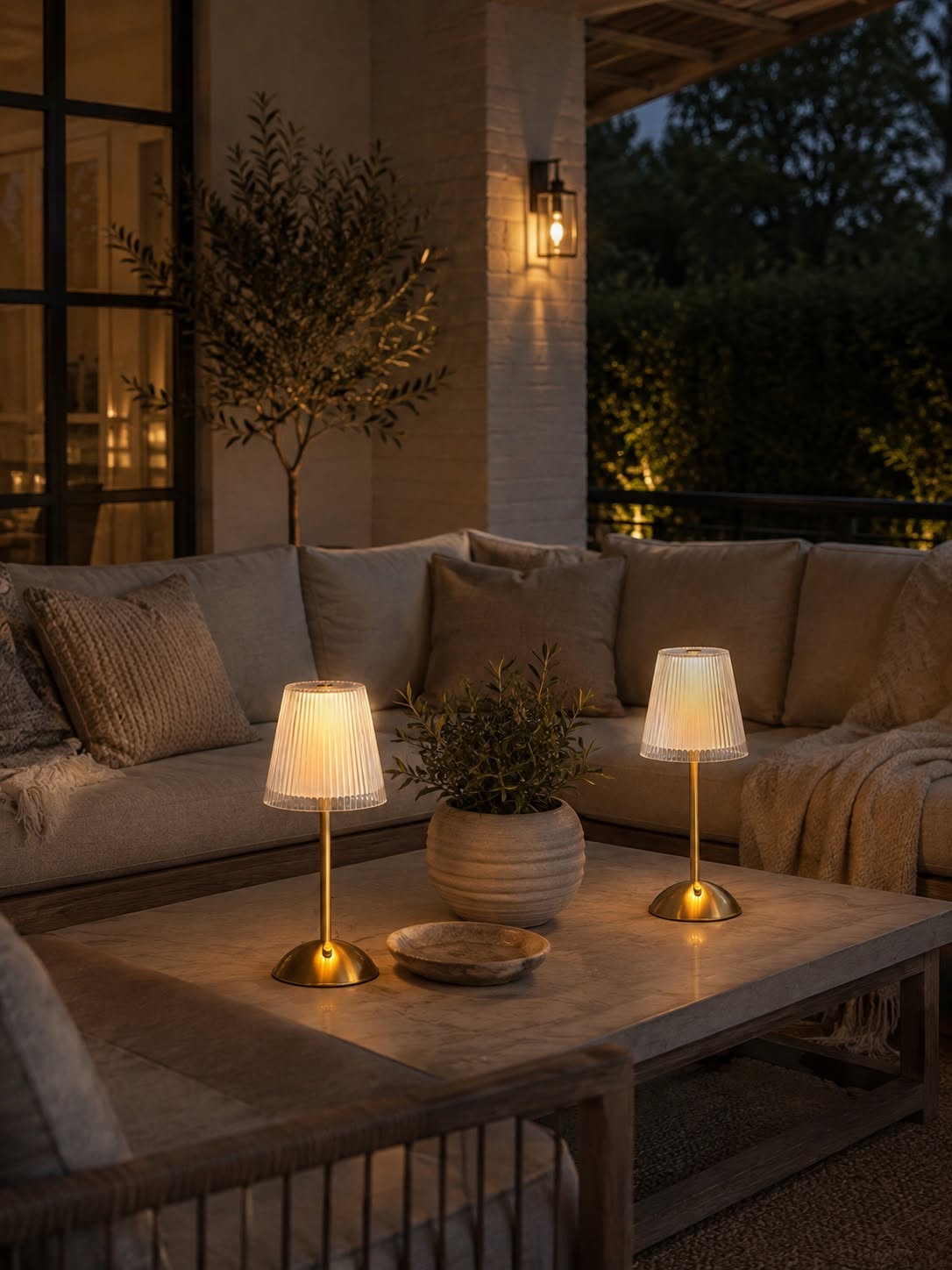 Lampe de table LED GOLD - Lot de 2 lampes