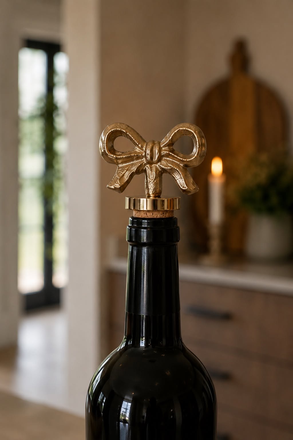 Bouchon à vin avec nœud
