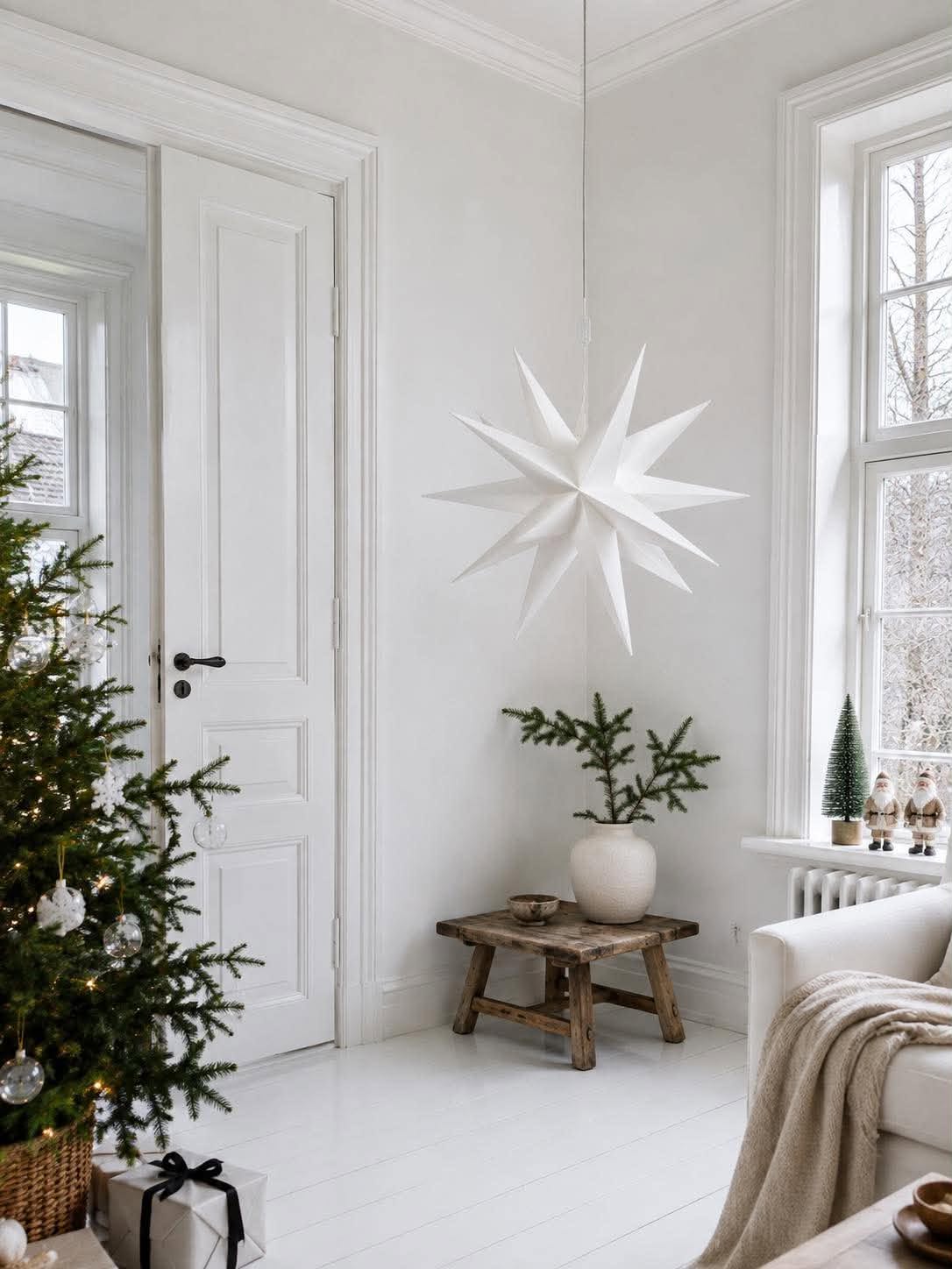 Étoile avec lumière LED - plusieurs tailles