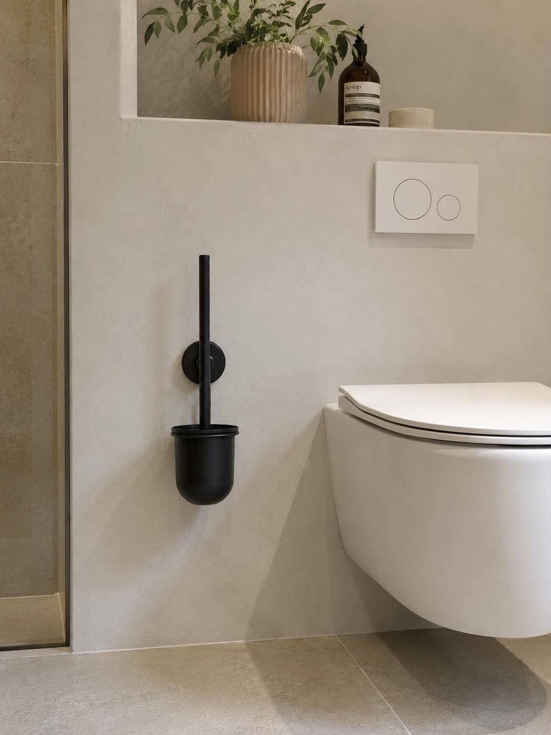 Brosse WC avec support
