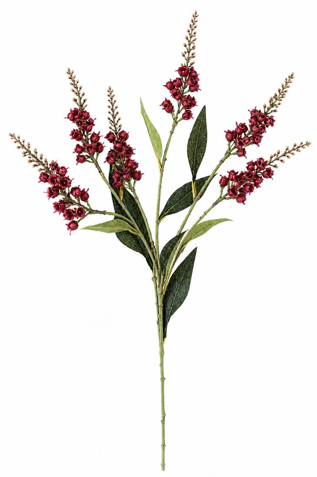 Tige florale - Cloche rouge