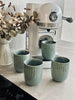 Mugs en grès – Lot de 4 - Plusieurs couleurs