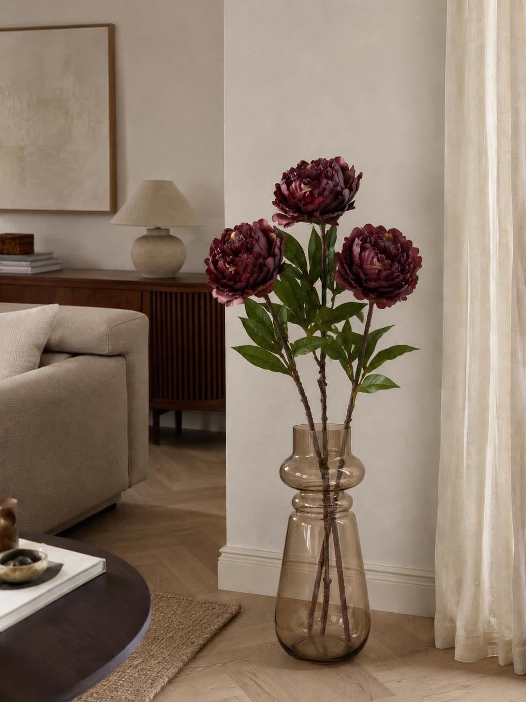 Pivoine 72 cm - Violet