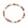 Bracelet Asta - Pierre naturelle plaqué or