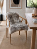 Peau de mouton Grise 85x55cm