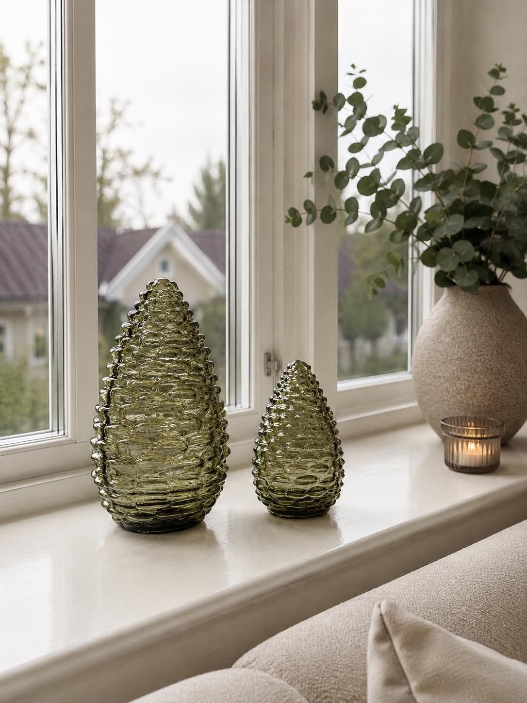 Cône avec lumière LED - Vert