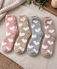 Chaussettes COZY - Cœur MIX