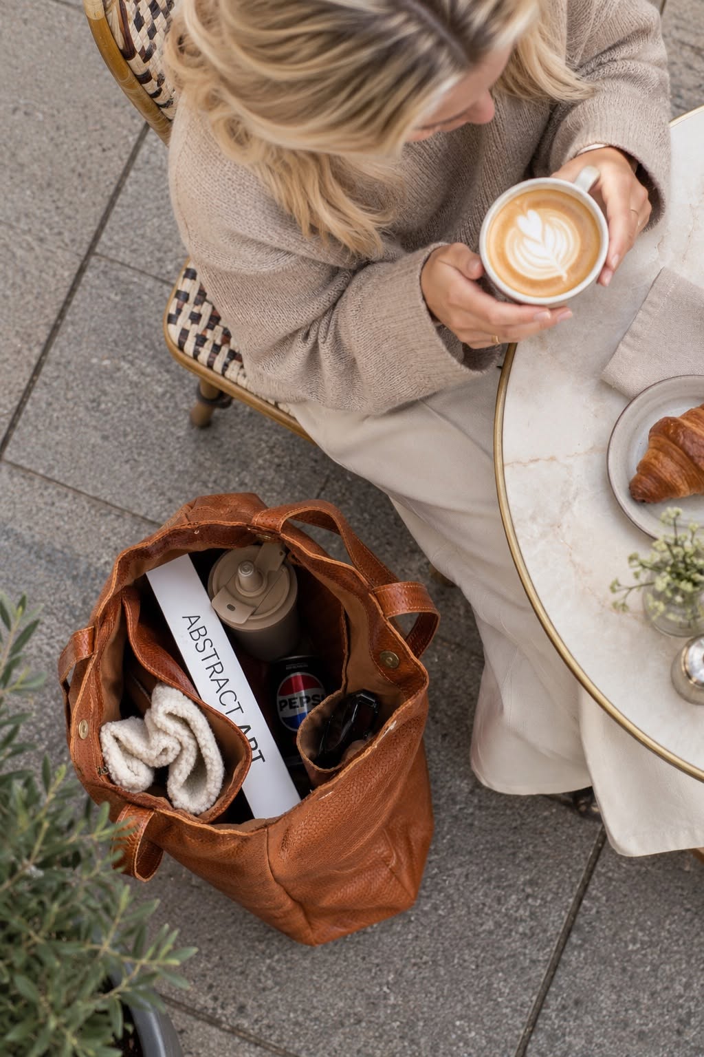Shopper - effet tressé