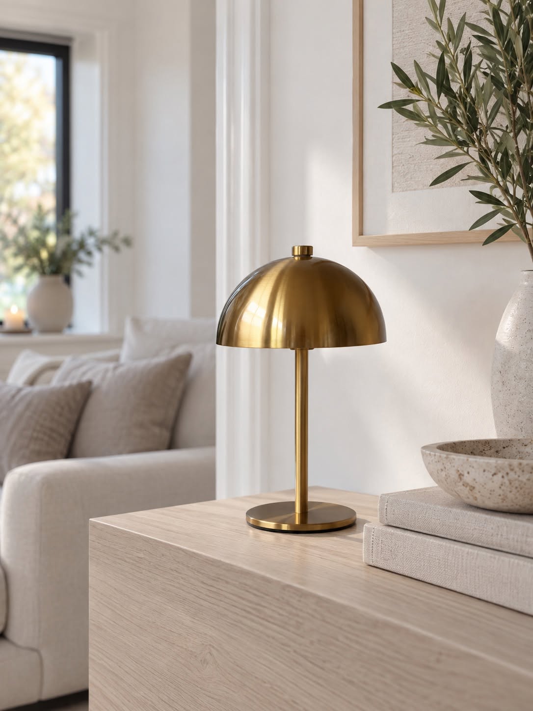 Lampe de table LED rechargeable – Gold