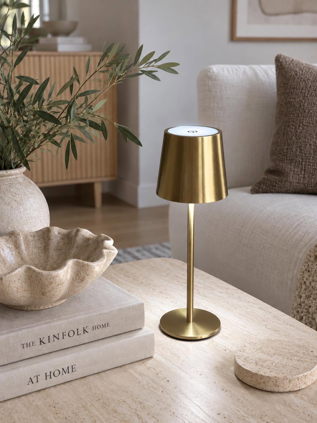 Mini lampe de table LED rechargeable – Gold