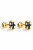 Puces d'oreilles GIA - Bleu royal