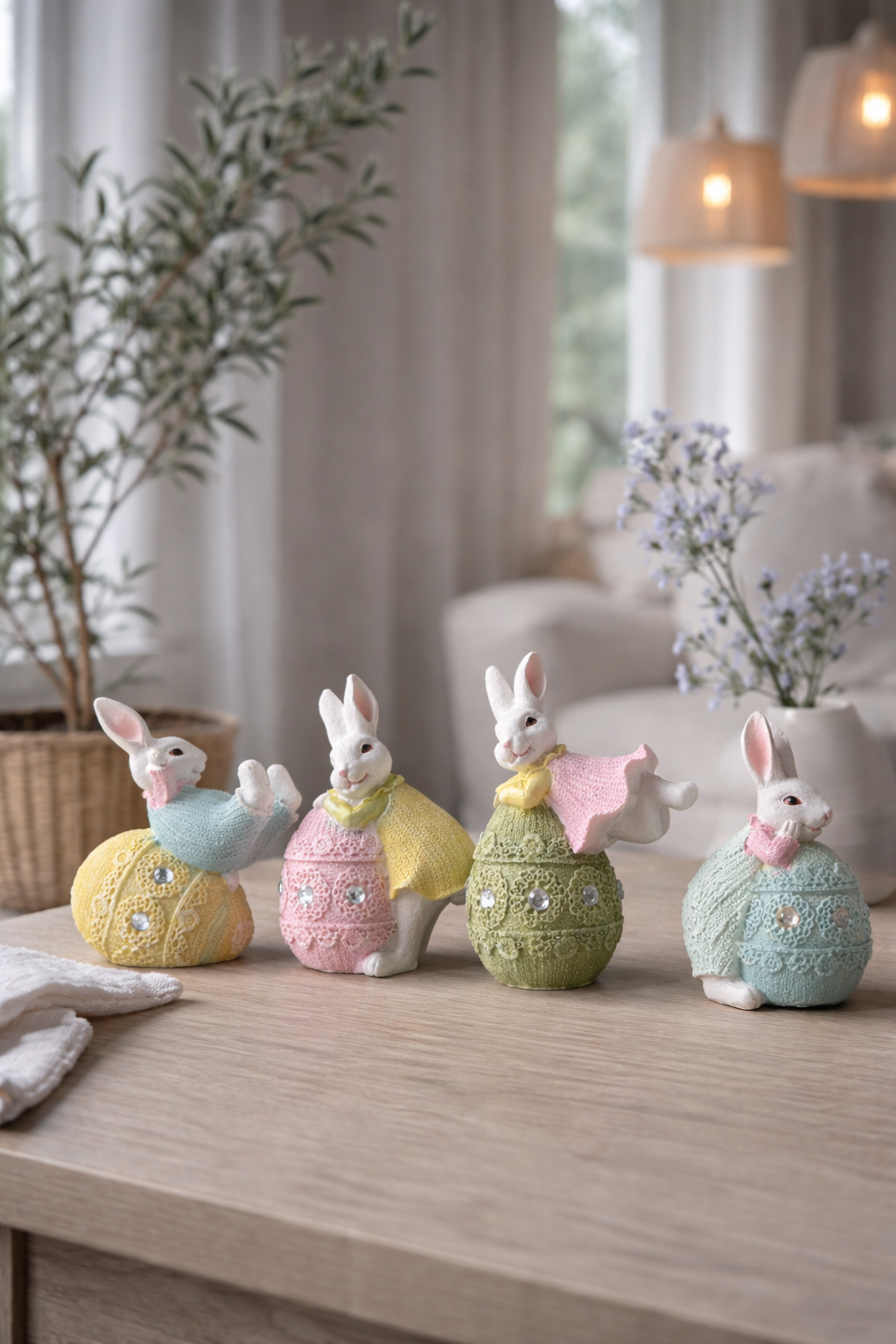 Lapin de Pâques avec œuf - MIX