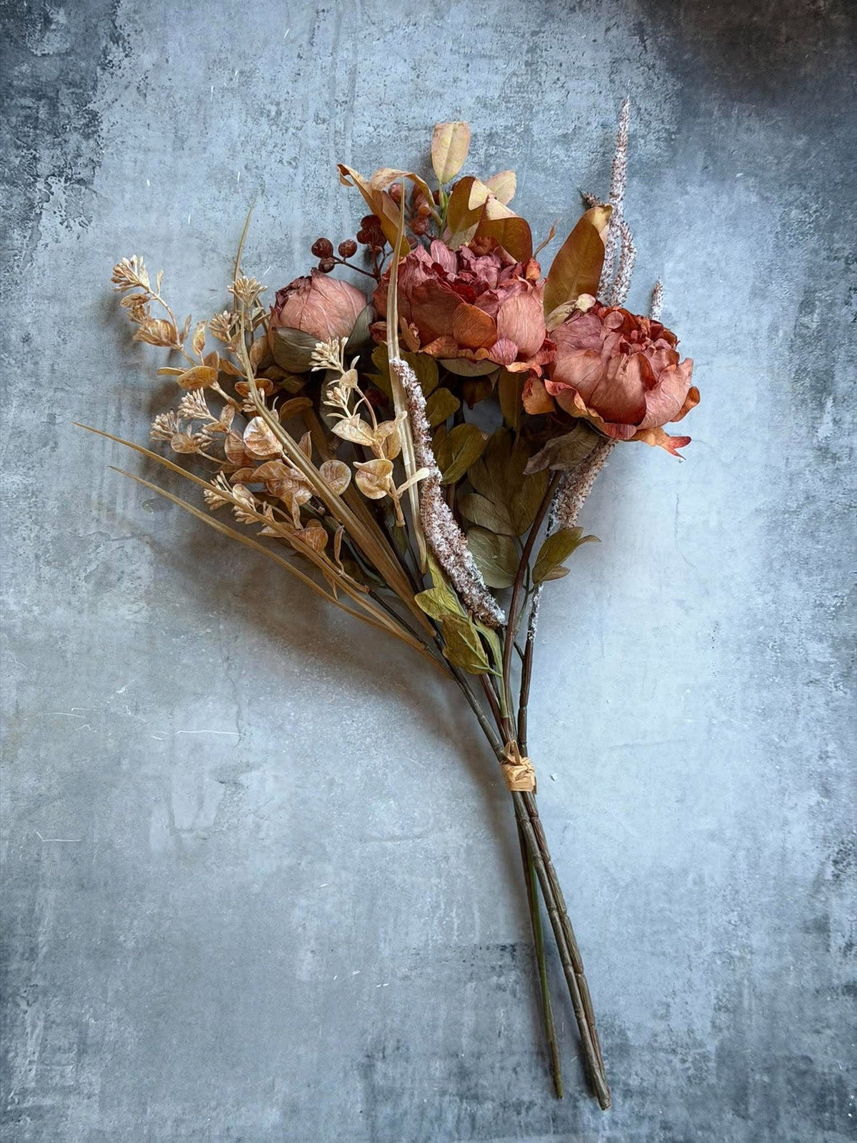 Bouquet 62 cm - Couleurs brûlées