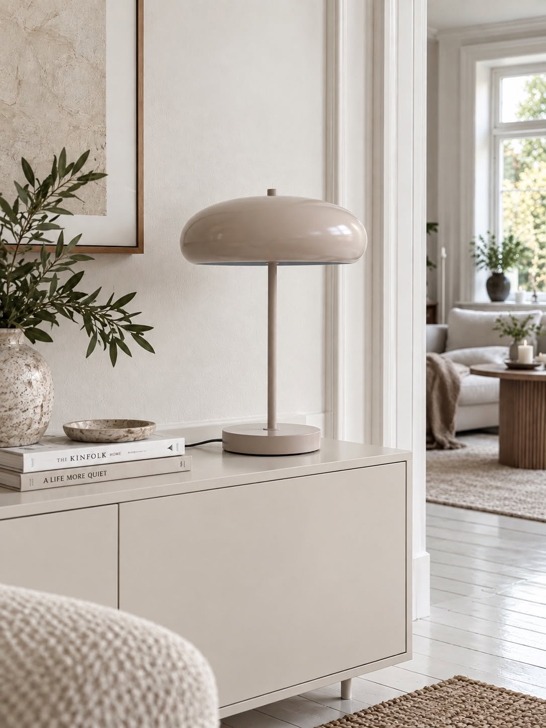 Lampe de table Taupe