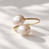 Bague Miara - Ajustable plaquée or