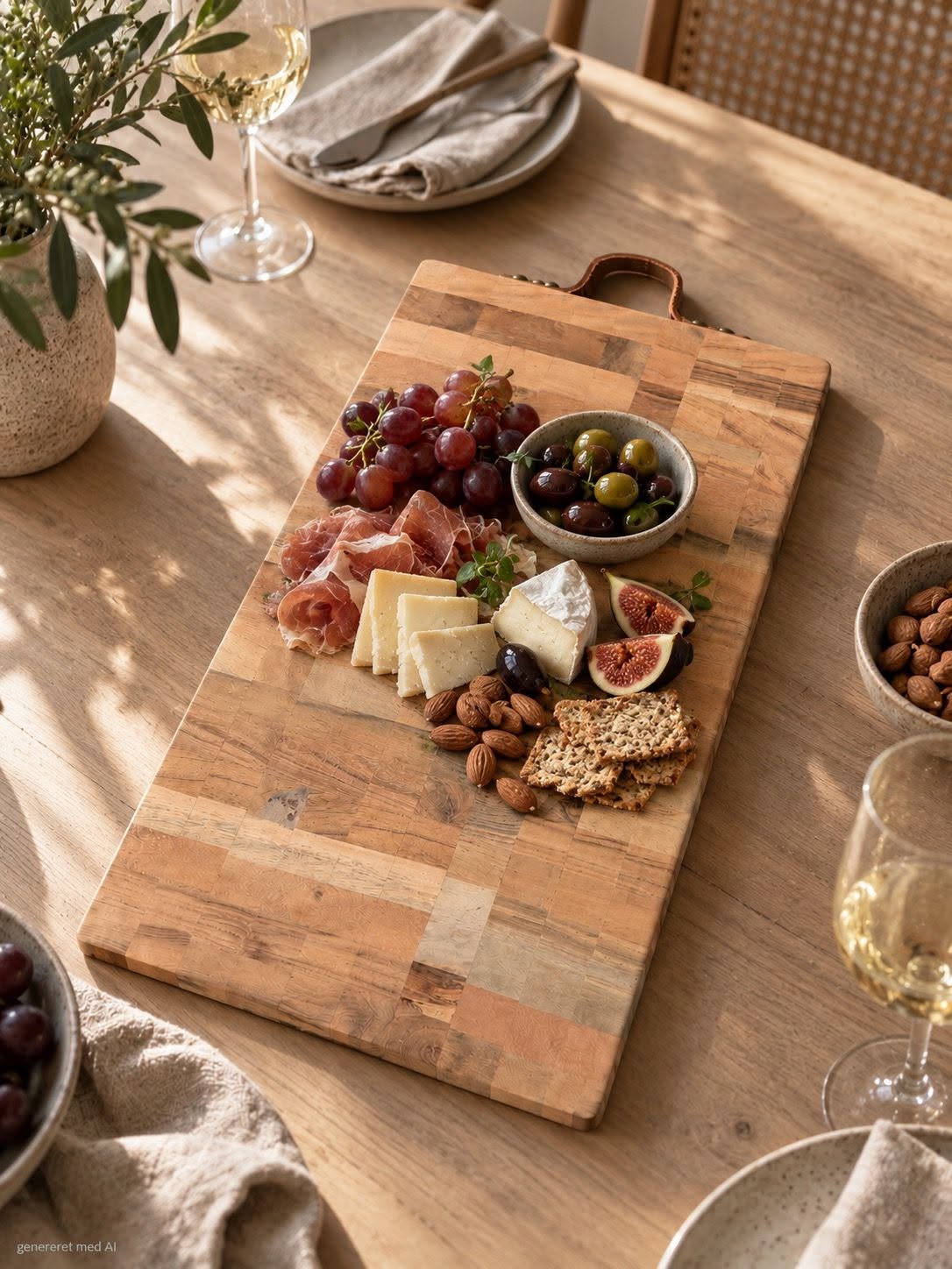 Planche à découper à carreaux en acacia - plusieurs tailles