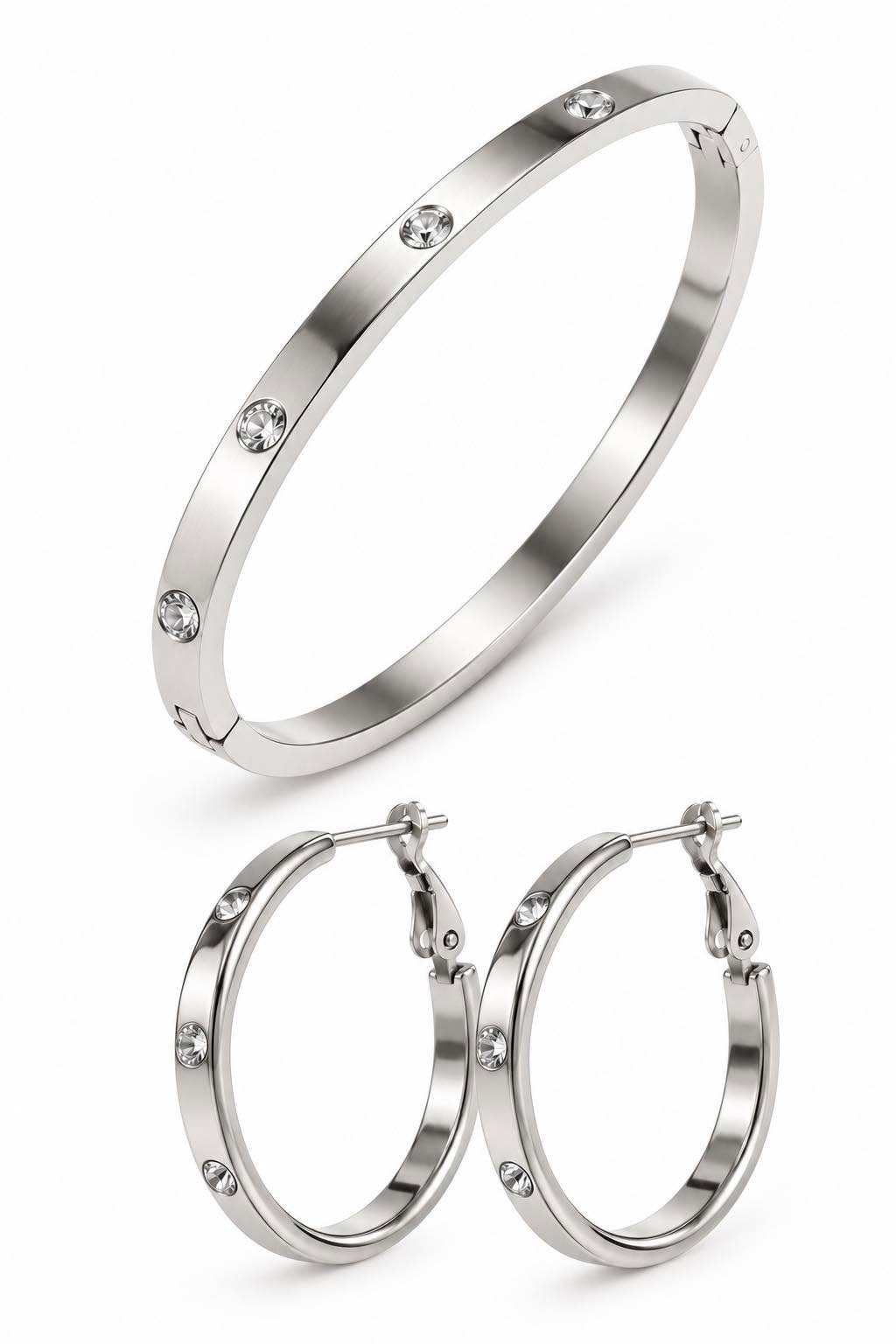 Ensemble Mindy avec bracelet et boucles d’oreilles