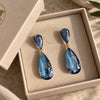 Boucles d’oreilles Maise goutte - Bleu roi