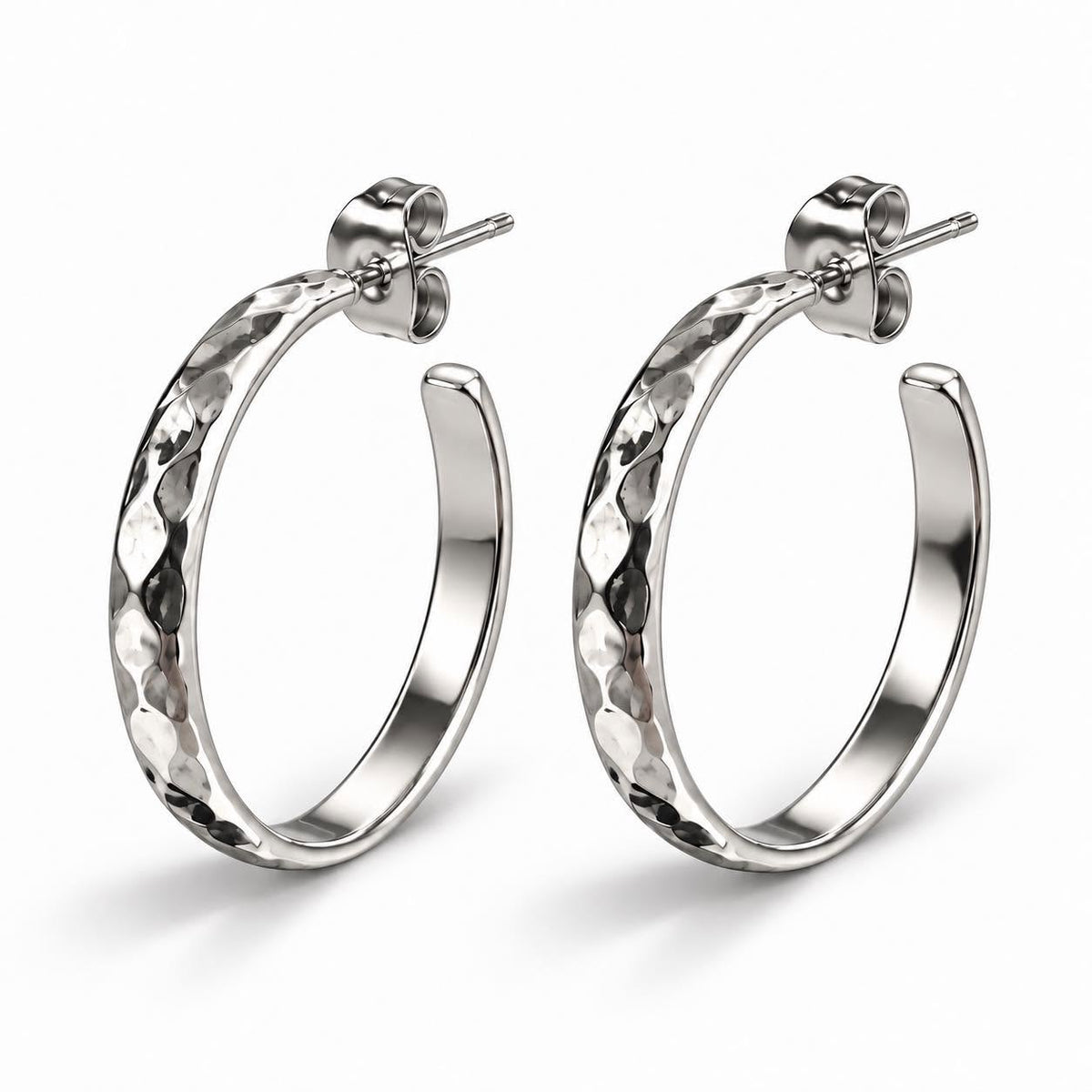 Boucles d'oreilles Mille plaquées argent