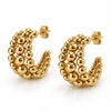 Boucles d’oreilles Minna plaquées or - Résistantes à l’eau