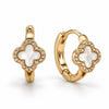 Boucles d’oreilles ELLIE - plaquées or et ornées de zircons