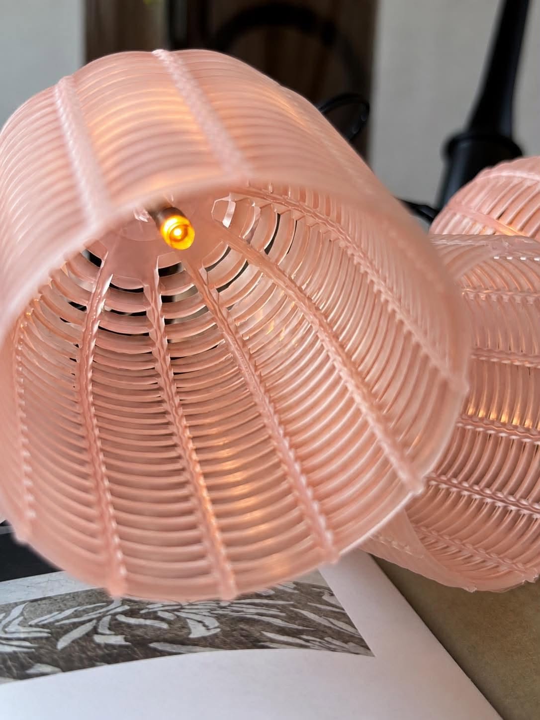 Guirlande lumineuse à énergie solaire - Rose