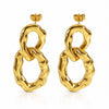 Boucles d’oreilles Charlie plaquées or - Imperméables