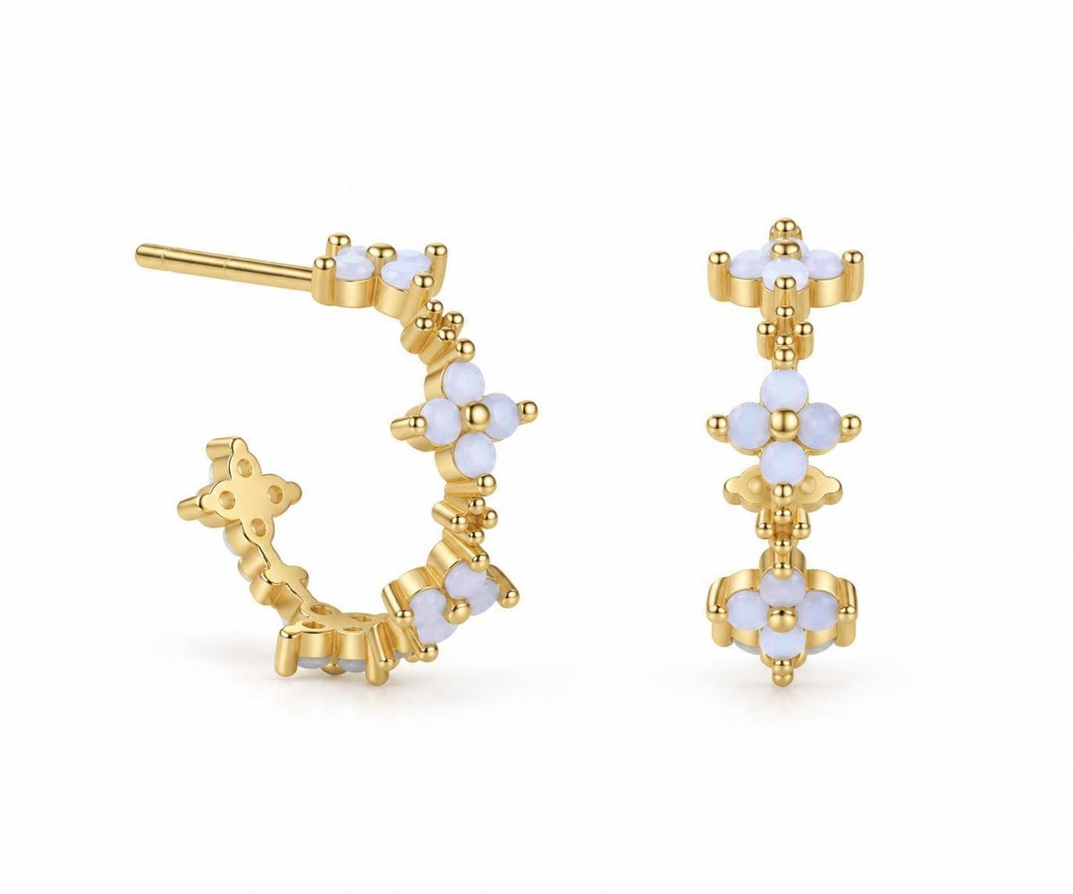 Boucles d’oreilles Leonora - Argent sterling plaqué or