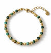 Bracelet TILDE - Pierre naturelle - Émeraude