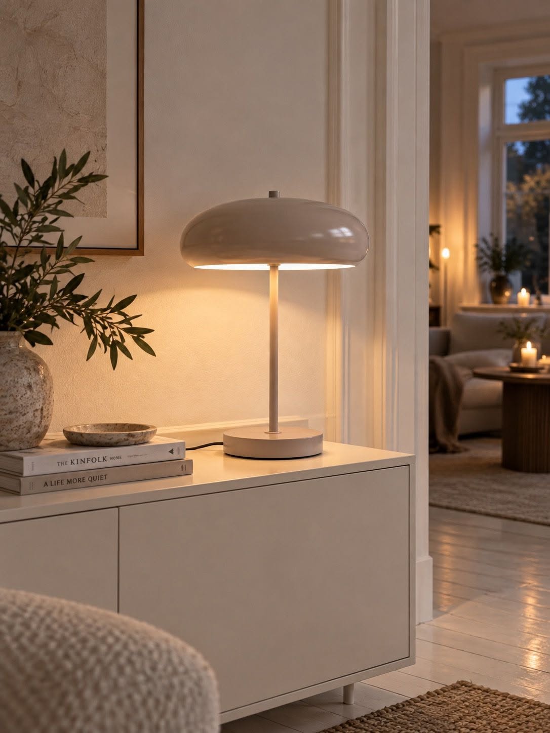 Lampe de table Taupe