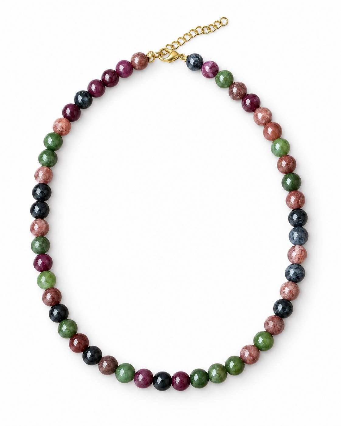Collier Mary Emerald/Berry Mix