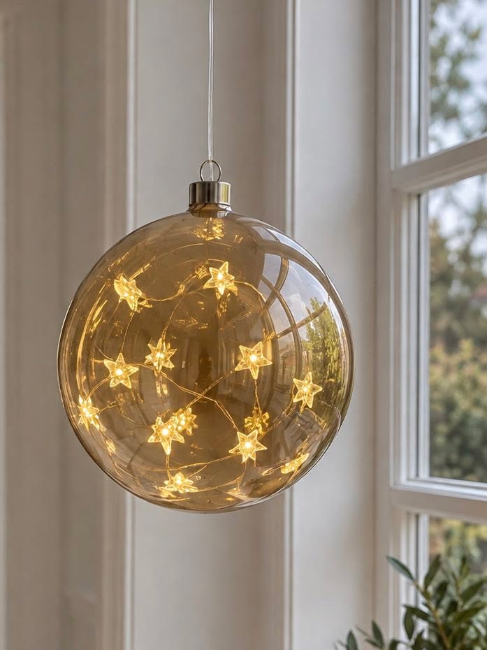 Boule avec éclairage LED