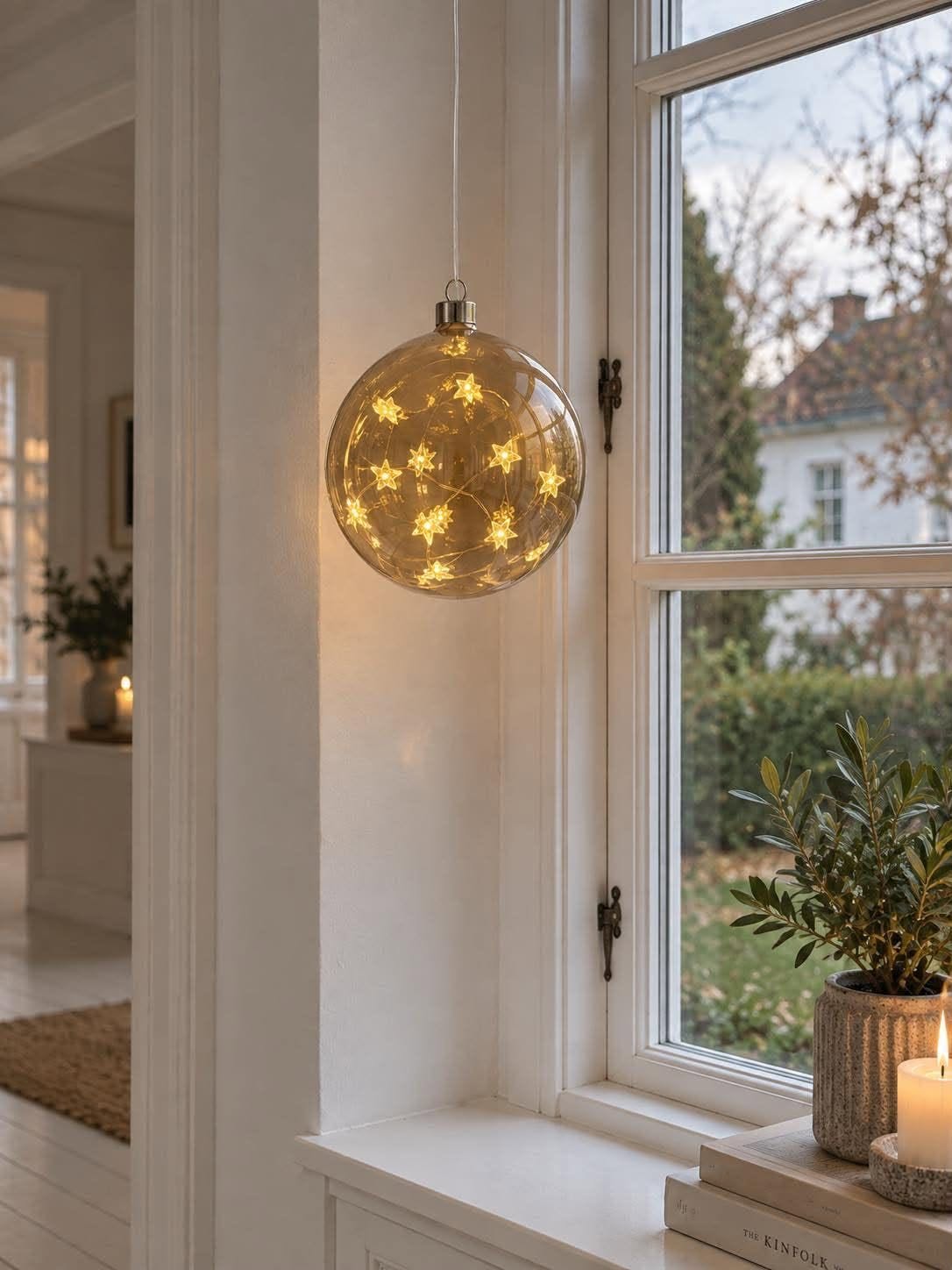 Boule avec éclairage LED