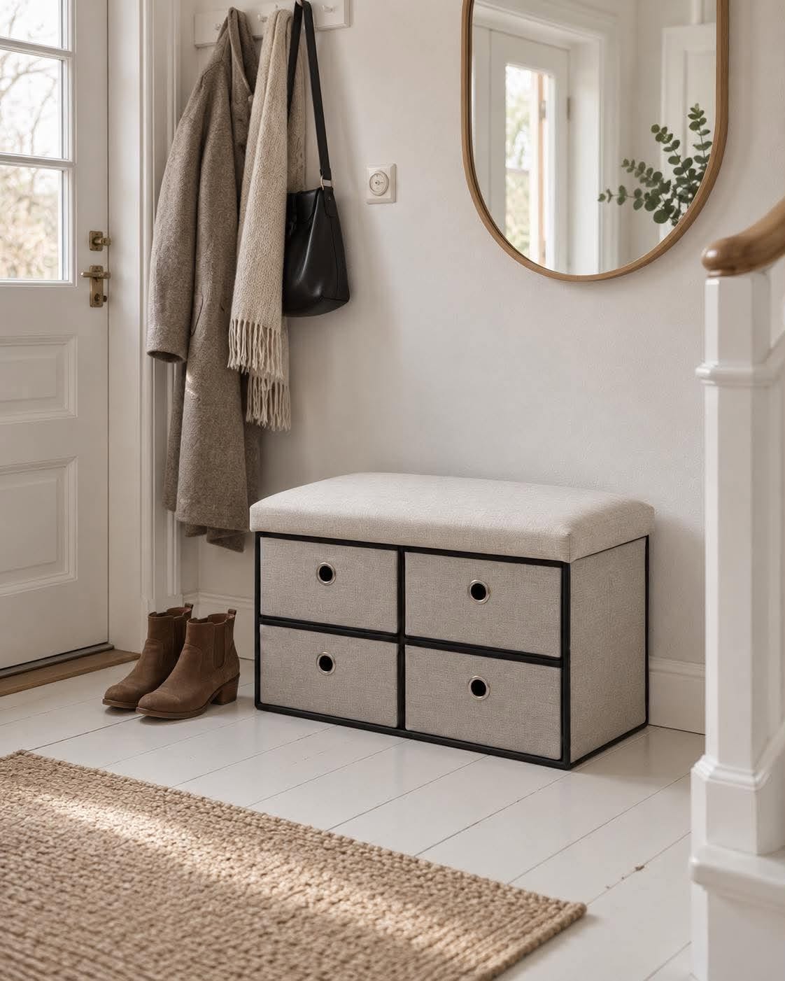Banc avec rangement