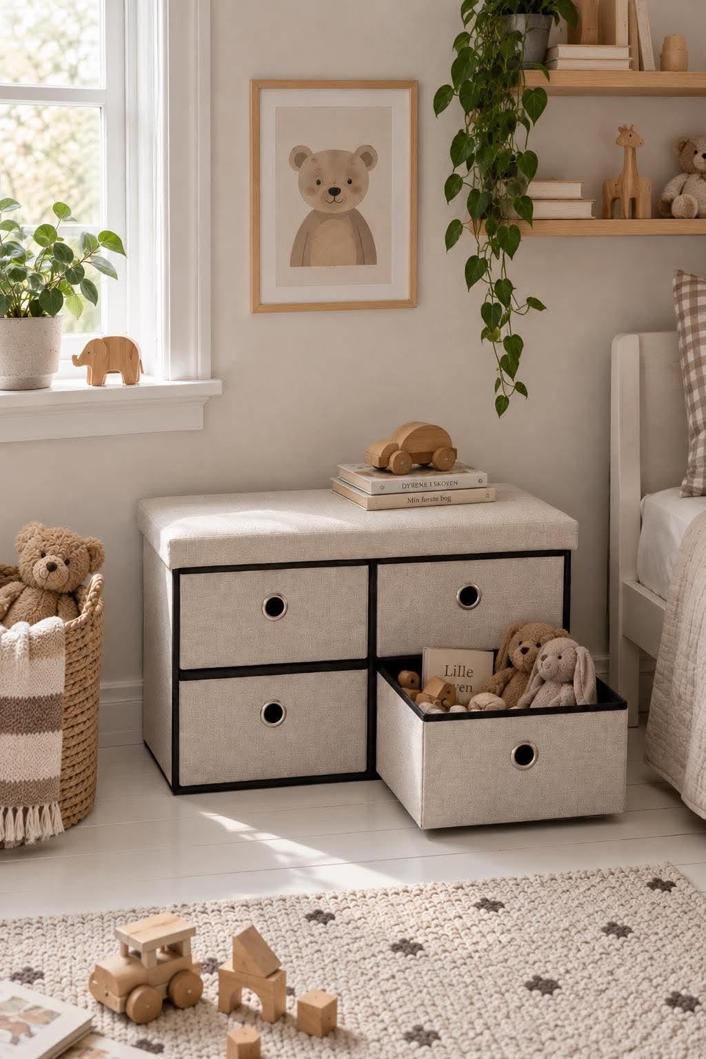 Banc avec rangement