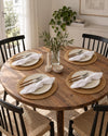 Serviettes de table blanches - 4 pcs