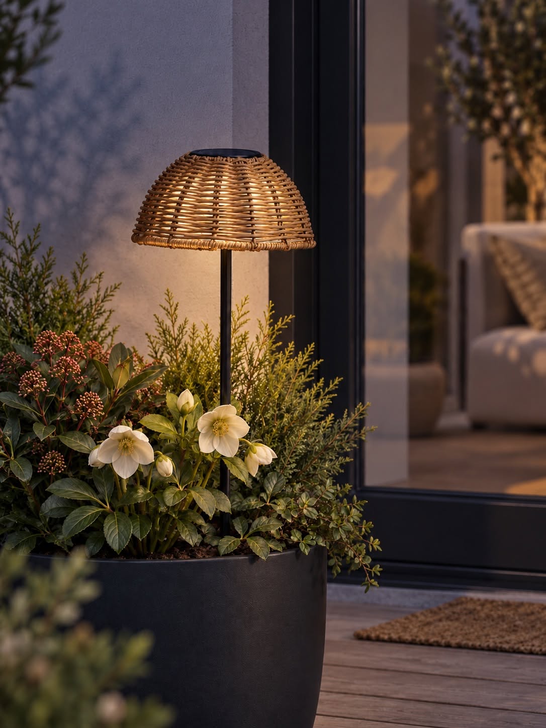 Lampe de jardin LINA Solar sur piquet
