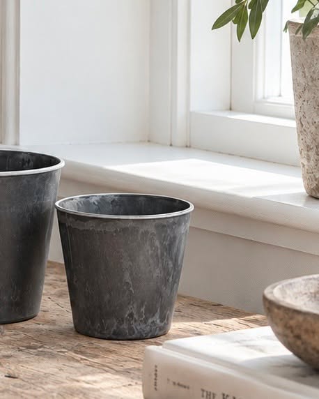 Pot effet béton - Moyen