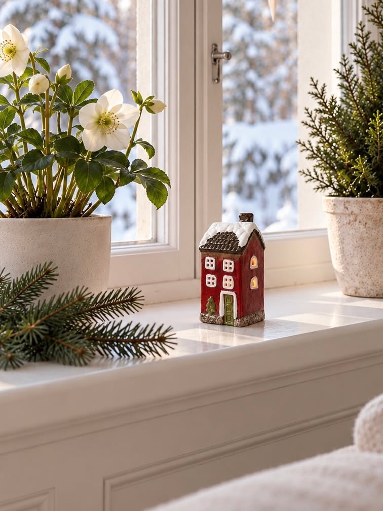 Maison lumineuse avec éclairage LED